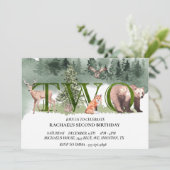 Tweede vogeldag Beer Deer Waterverf Kaart (Staand voorkant)