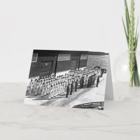 Tweede Wereldoorlog: Aan boord van de USS Ashevill Kaart (Voorkant)