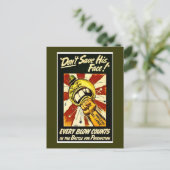 Tweede Wereldoorlog -  - Amerikaanse arbeid Briefkaart (Staand voorkant)