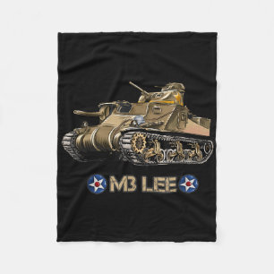 Tweede Wereldoorlog Amerikaanse middelbank M3 Lee Fleece Deken