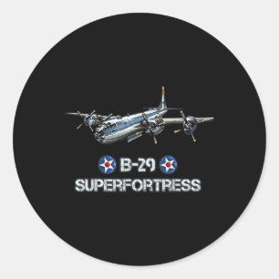Tweede Wereldoorlog Amerikaanse Vliegtuig Wwii B-2 Ronde Sticker