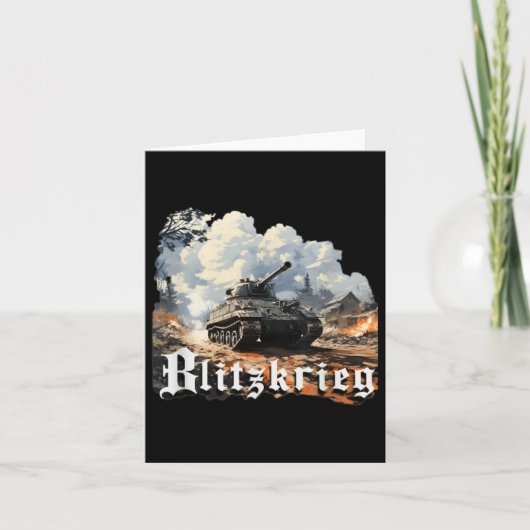 Tweede Wereldoorlog Blitzkrieg Kaart (Voorkant)