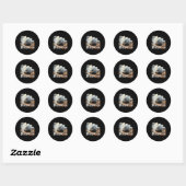 Tweede Wereldoorlog Blitzkrieg Ronde Sticker (Vel)