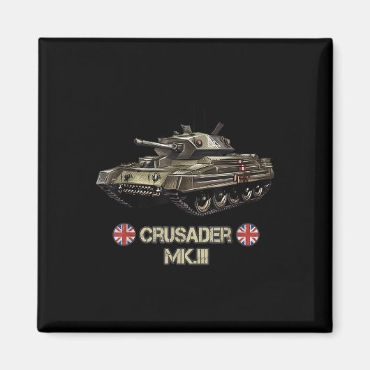 Tweede Wereldoorlog Britse Leger Tank Crusader Mk. Magneet (Voorkant)