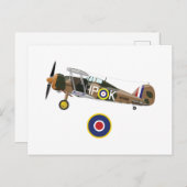 Tweede Wereldoorlog Britse vliegtuigen Briefkaart (Voorkant / Achterkant)