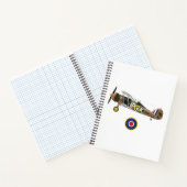 Tweede Wereldoorlog Britse vliegtuigen Notitieboek (Binnen)