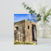 Tweede Wereldoorlog Bunker Briefkaart (Staand voorkant)