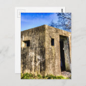 Tweede Wereldoorlog Bunker Briefkaart (Voorkant / Achterkant)