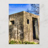 Tweede Wereldoorlog Bunker Briefkaart (Voorkant)