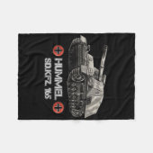 Tweede Wereldoorlog Duits Zelfrijdende artillerie Fleece Deken (Voorkant (Horizontaal))