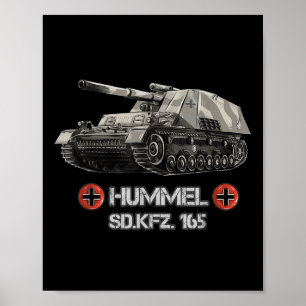 Tweede Wereldoorlog Duits Zelfrijdende artillerie Poster