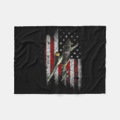 Tweede Wereldoorlog Duitse Vliegtuig ME 262 straal Fleece Deken (Voorkant (Horizontaal))