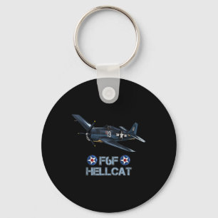 Tweede Wereldoorlog F6F Hellcat gevechtsvliegtuig Sleutelhanger