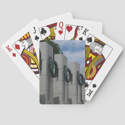 Tweede Wereldoorlog Herdenkingskransen I Pokerkaarten (Achterkant)
