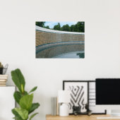 Tweede Wereldoorlog Herdenkingsmuur voor Vrijheid  Poster (Thuiskantoor)