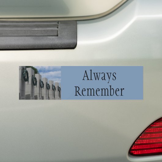 Tweede Wereldoorlog Herinneringen I Bumpersticker (Op auto)