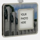 Tweede Wereldoorlog Herinneringen I Verzilverd Omlijst Ornament (Rechts)