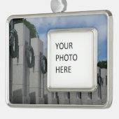 Tweede Wereldoorlog Herinneringen I Verzilverd Omlijst Ornament (Links)