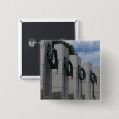 Tweede Wereldoorlog Herinneringen I Vierkante Button 5,1 Cm (Voorkant /achterkant)