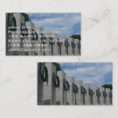 Tweede Wereldoorlog Herinneringen I Visitekaartje (Voorkant / Achterkant)