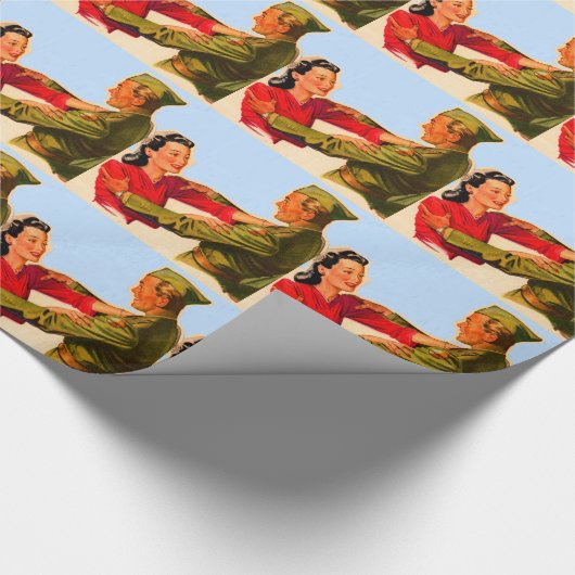 Tweede Wereldoorlog in 1940 Cadeaupapier (Hoek)