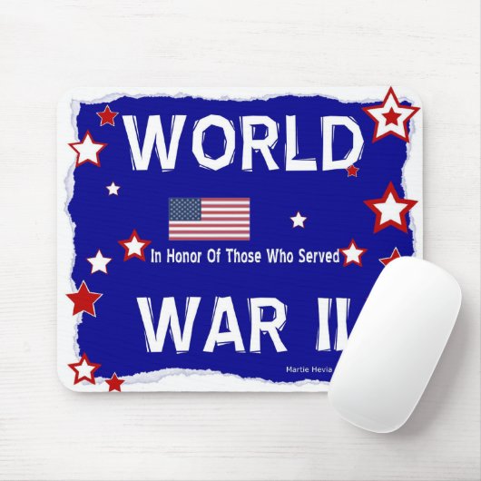 Tweede Wereldoorlog - In Honor - Mousepad Muismat (Met muis)