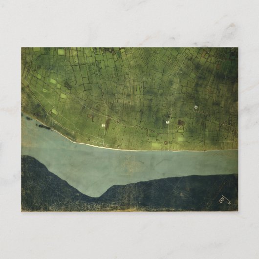 Tweede Wereldoorlog Kaart van Utah Beach Normandy  (Voorkant)