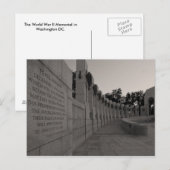 Tweede Wereldoorlog Memorial Briefkaart (Voorkant / Achterkant)