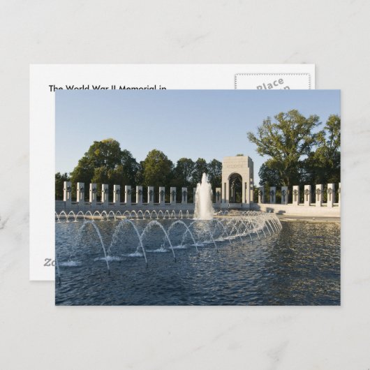 Tweede Wereldoorlog Memorial Briefkaart (Voorkant / Achterkant)