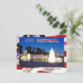 Tweede Wereldoorlog Memorial in Washington, DC 's  Briefkaart (Staand voorkant)