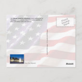 Tweede Wereldoorlog Memorial in Washington, DC 's  Briefkaart (Achterkant)