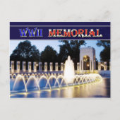 Tweede Wereldoorlog Memorial in Washington, DC 's  Briefkaart (Voorkant)