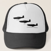  Tweede Wereldoorlog Noord-Amerikaanse P-51 Mustan Trucker Pet (Voorkant)