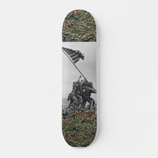Tweede Wereldoorlog schaats Iwo Jima marines Persoonlijk Skateboard (Voorkant)