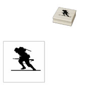 Tweede Wereldoorlog soldaat Rubberstempel (Gestempeld)