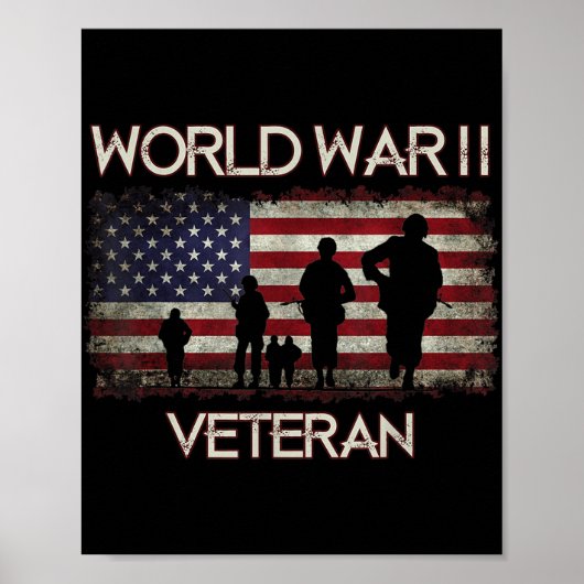 Tweede Wereldoorlog Veteraan S Poster (Voorkant)