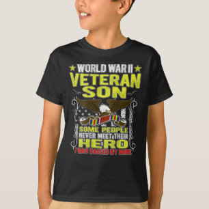 Tweede Wereldoorlog Veteranese Zoon Militaire WW 2 T-shirt