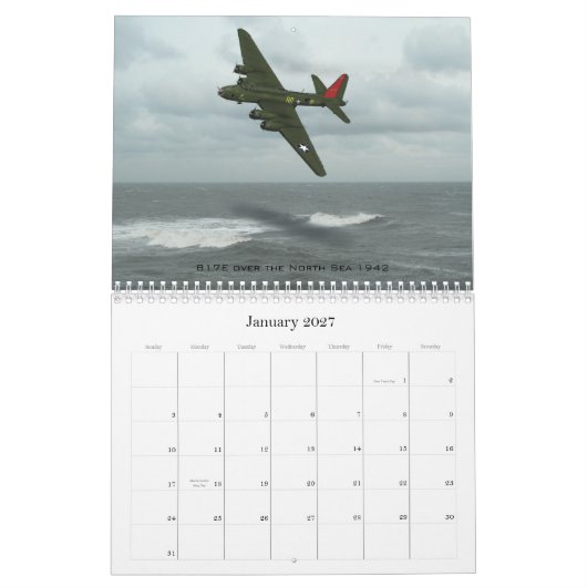 Tweede Wereldoorlog Vliegtuig kalender 2011 (Jan 2027)