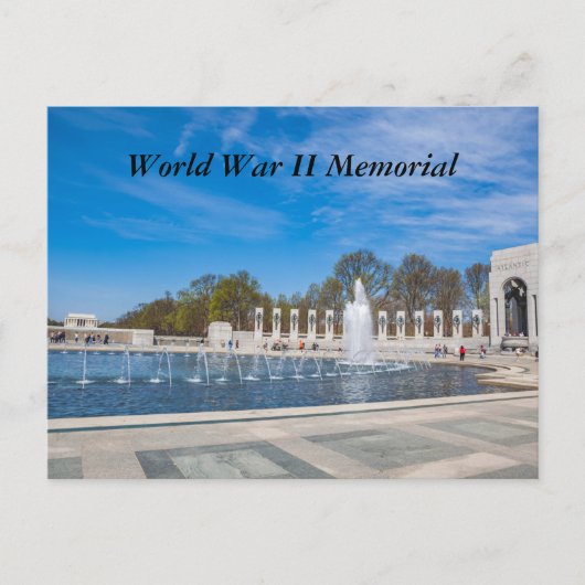 Tweede Wereldoorlogmonument Briefkaart (Voorkant)