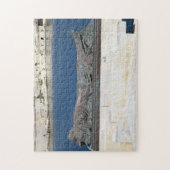 Tweede Wereldoorlogmonument Valetta Malta. Legpuzzel (Verticaal)