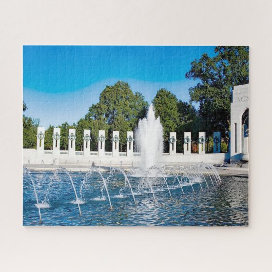Tweede Wereldoorlogmonument Washington Legpuzzel (Horizontaal)