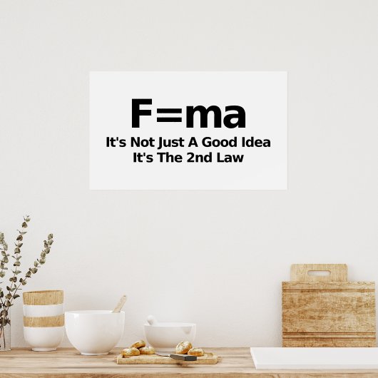 Tweede wet Humor Poster (Keuken)