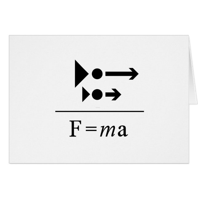 Tweede wet van Newton (Voorkant Horizontaal)