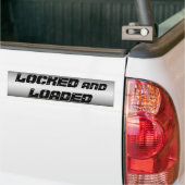 TWEEDE WIJZIGING AANGEHAALD EN GELADEN BUMPERSTICKER (Op Truck)