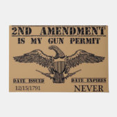 Tweede wijziging van de deurmat (Voorkant)