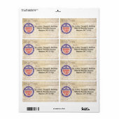 Tweede wijzigingsblad Keep & Beer Arms Etiket (Full Sheet)