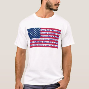 Tweede wijzigingsmarkering t-shirt