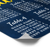 Tweede zeekaart van de kleine zonnebloem poster (Hoek)