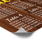 Tweede zeekaart van de kleine zonnebloem poster (Hoek)