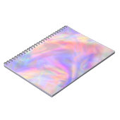 tweede zicht, holo pastel : notitieboek (Linkerzijde)